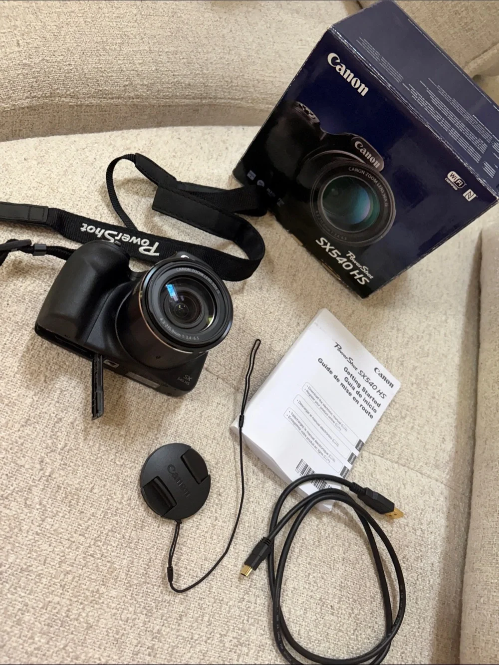 Canon PowerShot SX540 HS Black Camera in Original Packaging